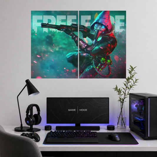 Free Fire Plague Doctor Wall Arts | 2 Poster