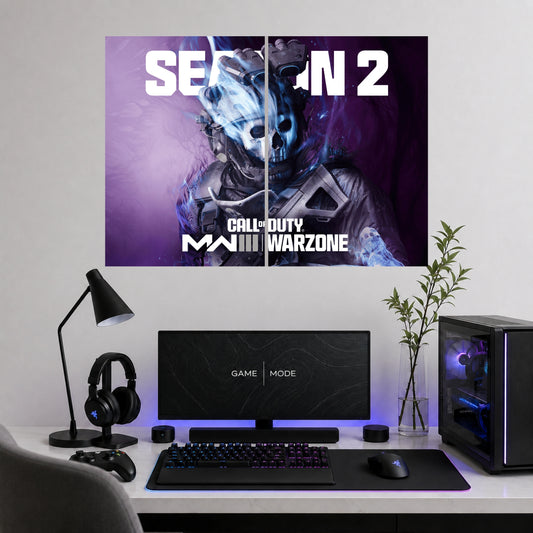 Call of Duty: Warzone Season 2 Ghost 2 Piece Wall Art