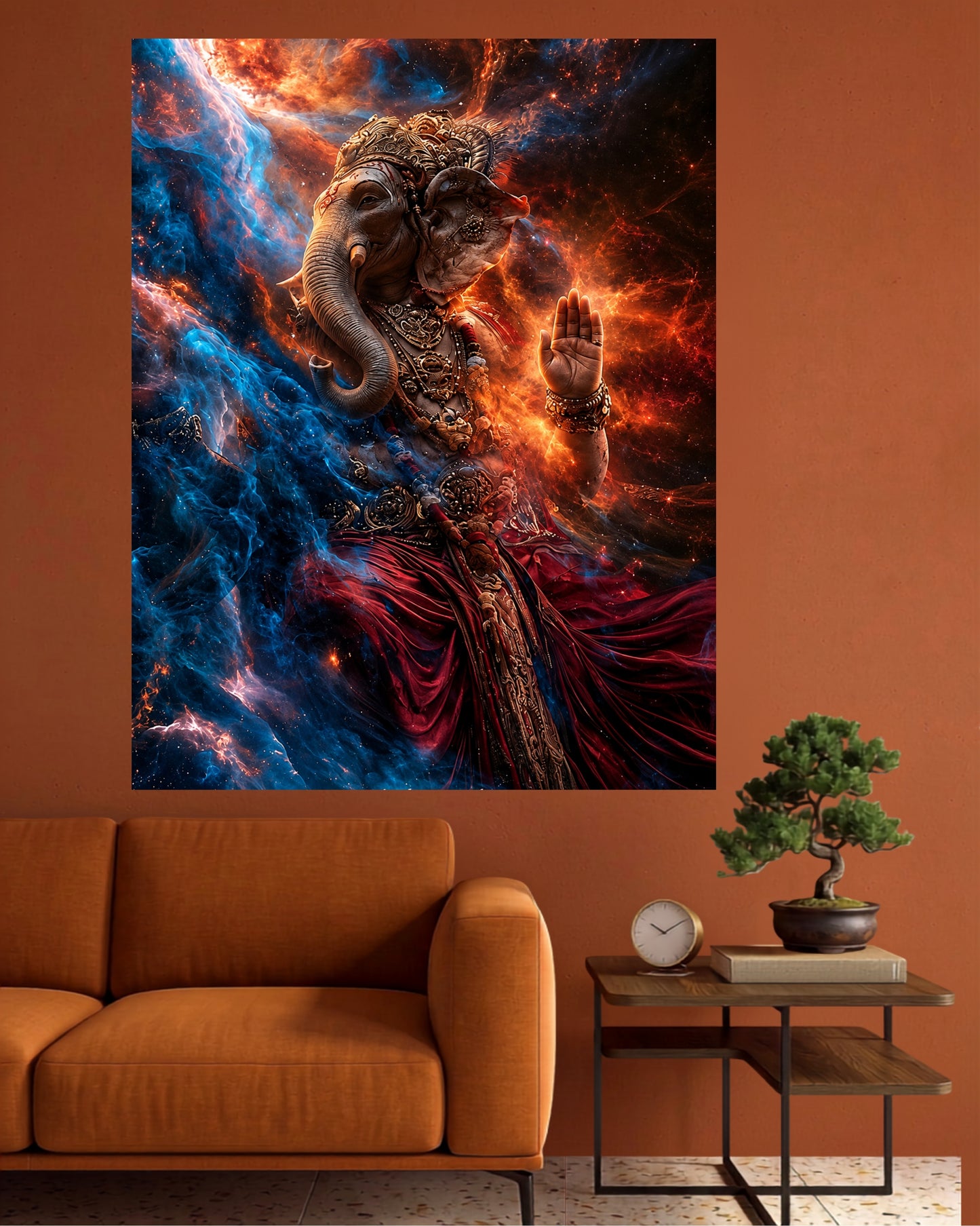 Cosmic Blessings Ganesha | Divine Energy Wall Poster | 1 Poster