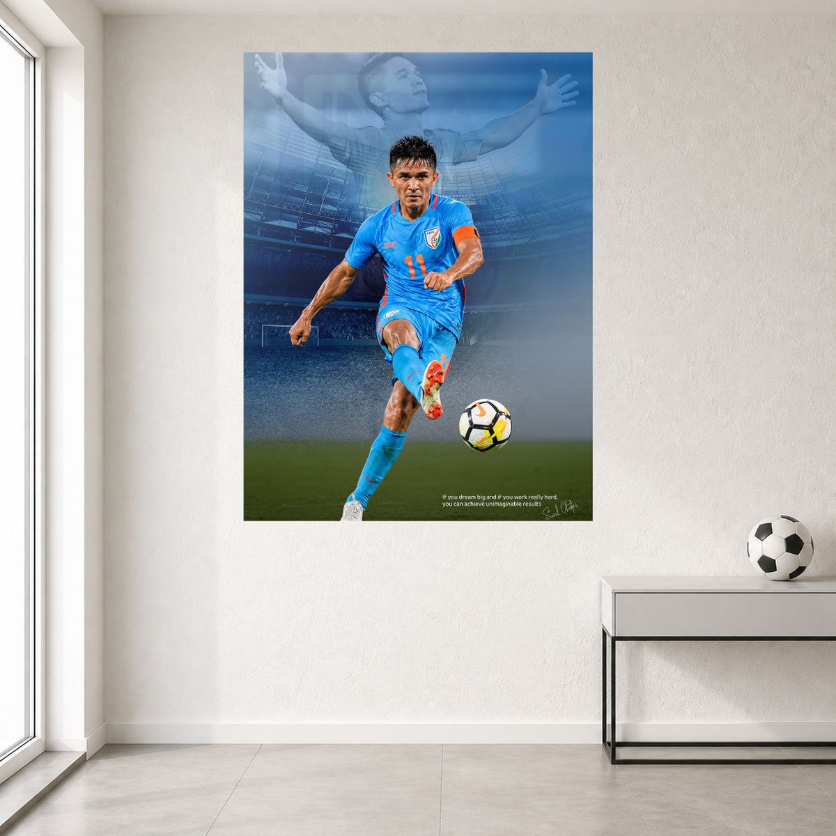 Sunil Chhetri | Indian Football | 1 Poster