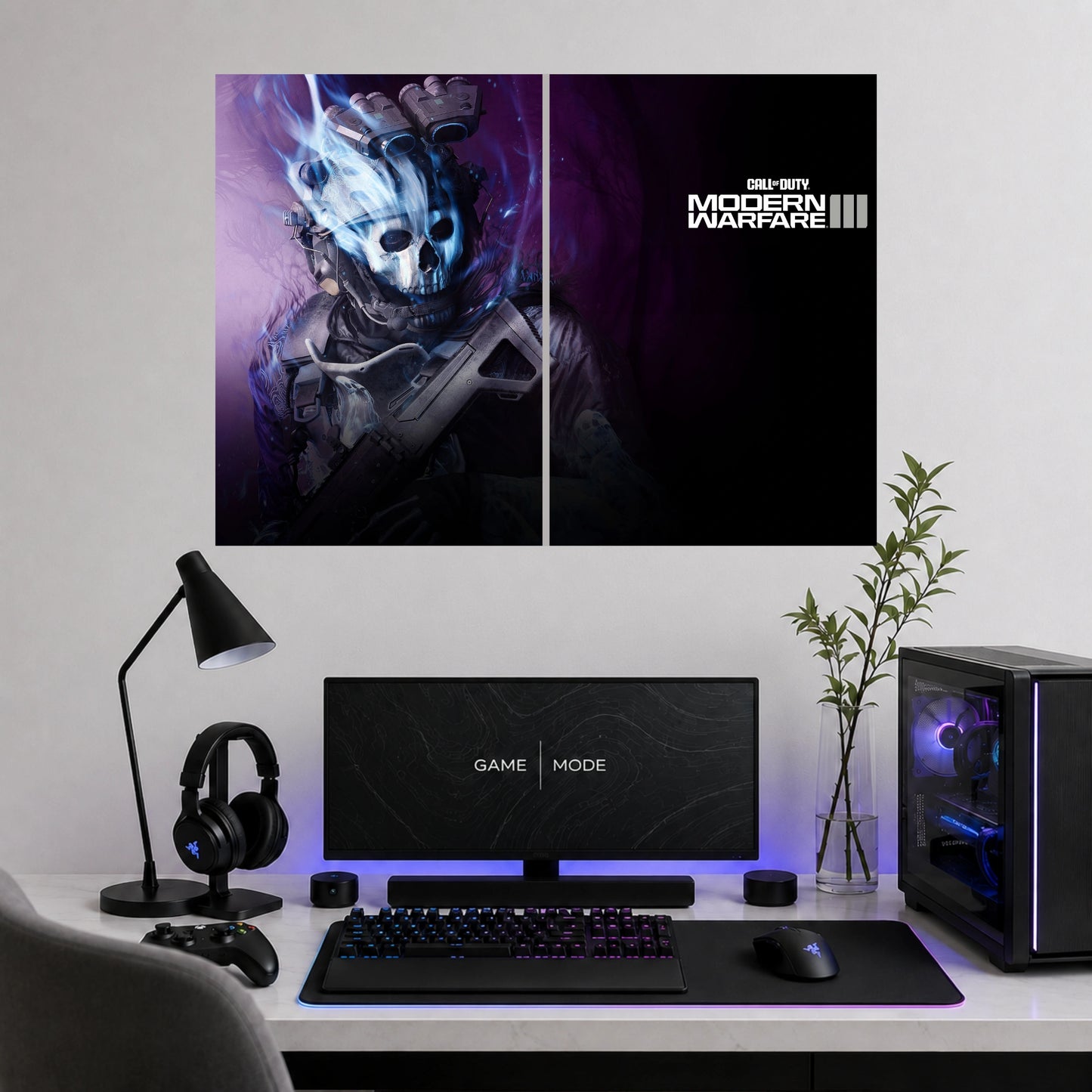 Call of Duty: Modern Warfare III Ghost | 2 Poster  Wall Art