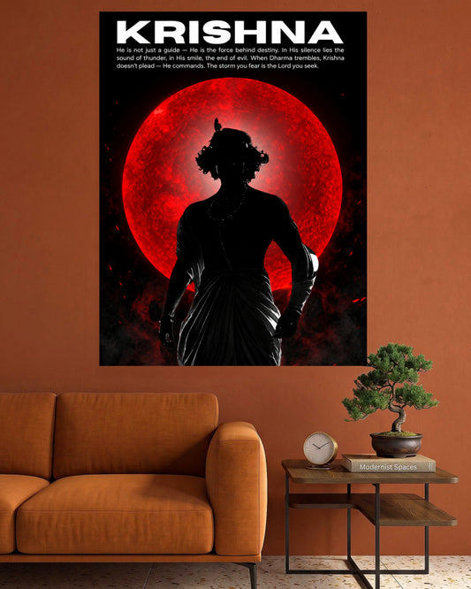 Lord Krishna | Divine Wall Poster | 1 Poster