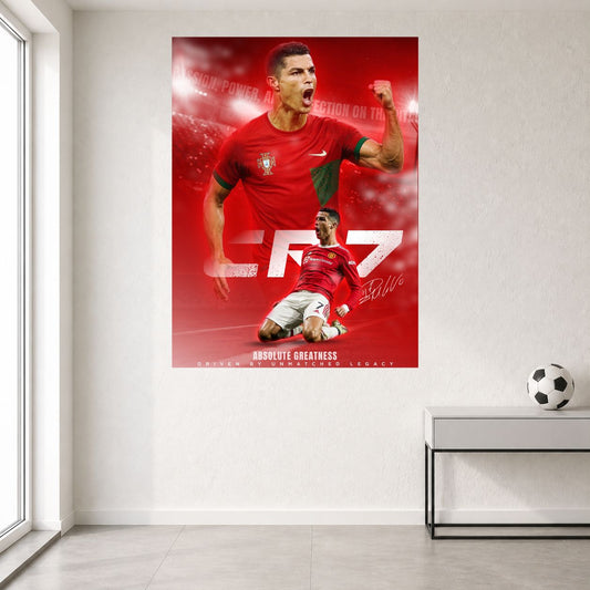 Cristiano Ronaldo | CR7 Football Poster
