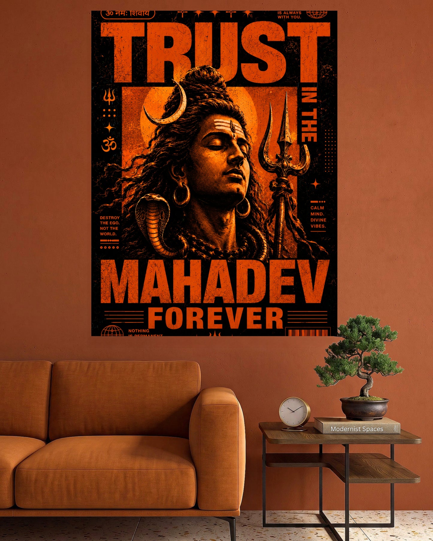 Mahadev |  Lord Shiva Spiritual Wall Poster | 1 Poster