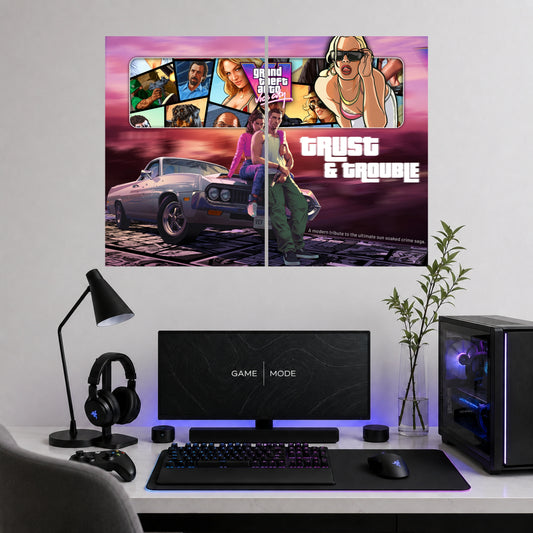 Grand Theft Auto VI | 2 Piece Wall Art