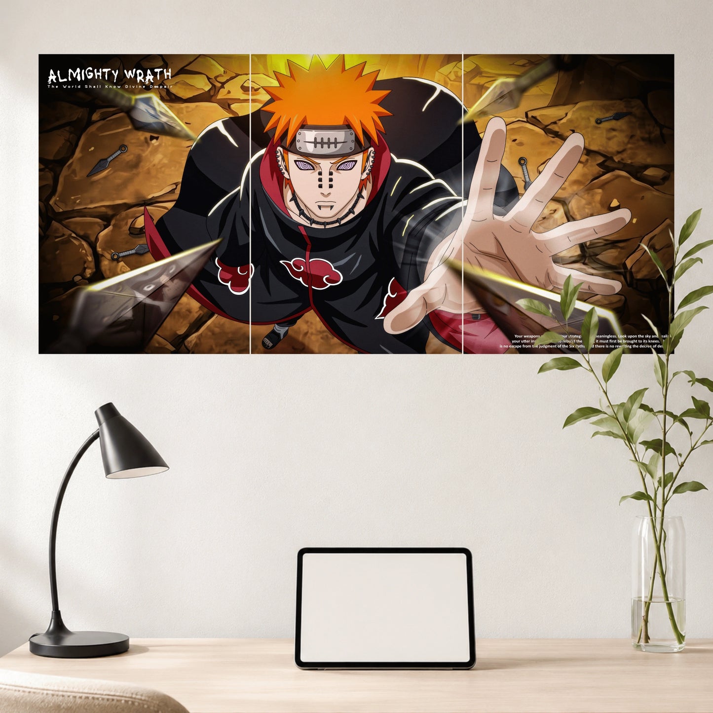Almighty Wrath | Anime Wall Poster Set | 3 Posters