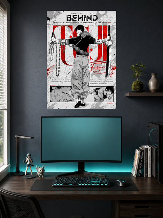 Toji Fushiguro | Jujutsu Kaisen Anime Poster | 1 Poster