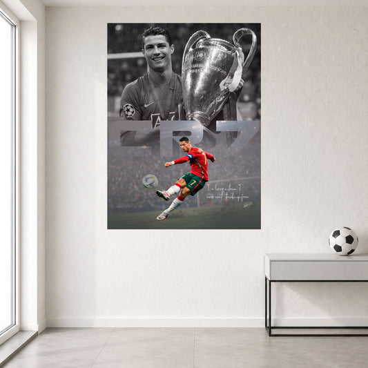 Cristiano Ronaldo | UCL Glory Football Poster
