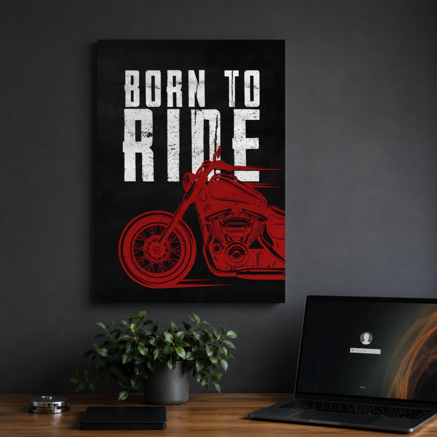Born to Ride | Motorcycle Poster