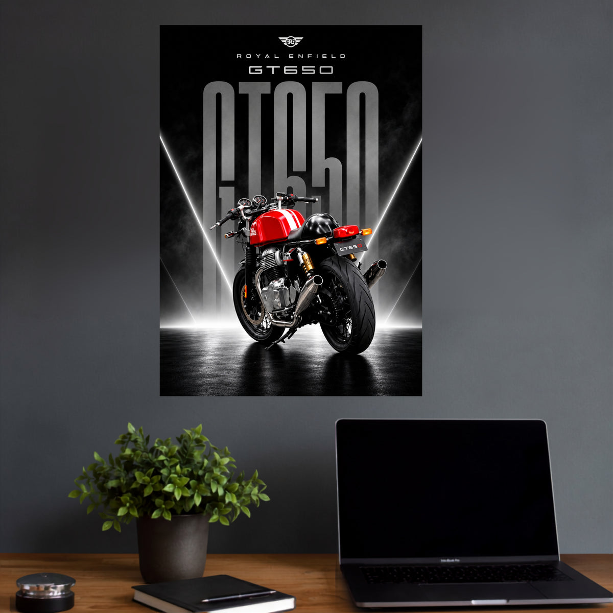 Royal Enfield GT650 | Continental GT 650 Automobile Wall Poster | 1 Poster