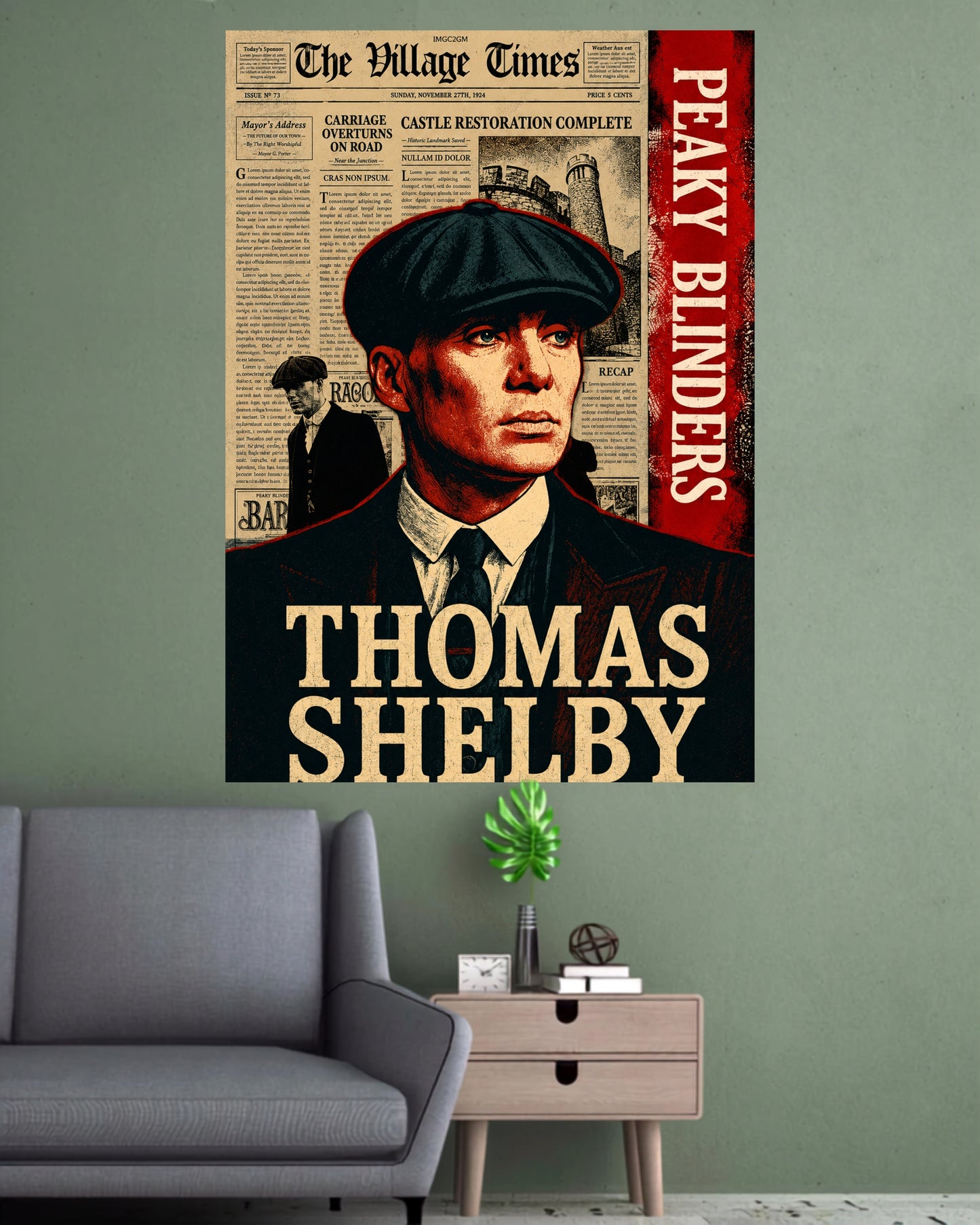 Thomas Shelby | Peaky Blinders Wall Poster | 1 Poster