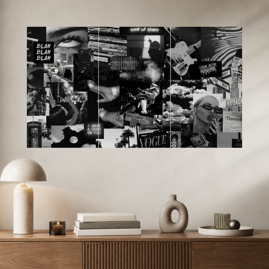 Black Aesthetic Collage | Wall Poster |3 Poster