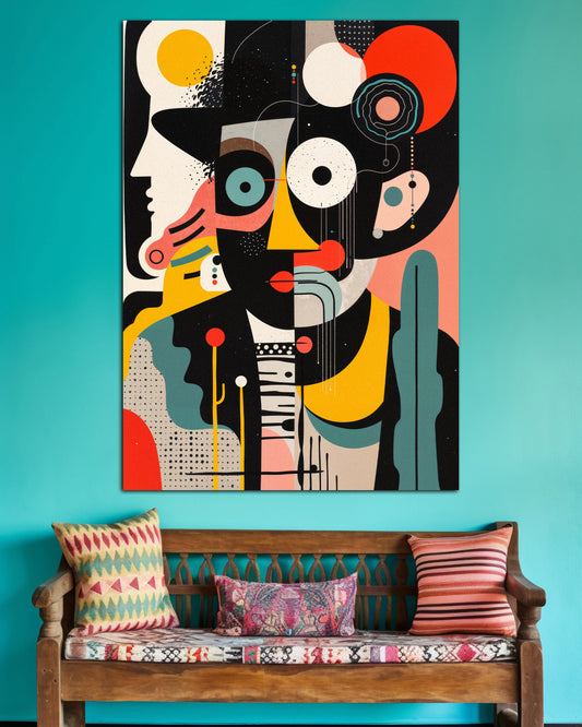 Abstract Faces Wall Poster | 1 Poster
