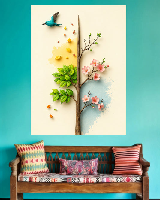 Seasons of Life | Nature Wall Poster | 1 Poster