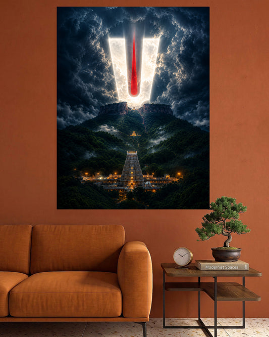 Lord Vishnu | Tirupati Balaji Wall Poster | 1 Poster