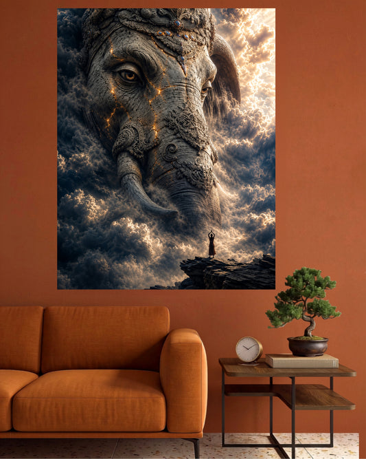 Eternal Ganesha | Divine Presence Wall Poster | 1 Poster