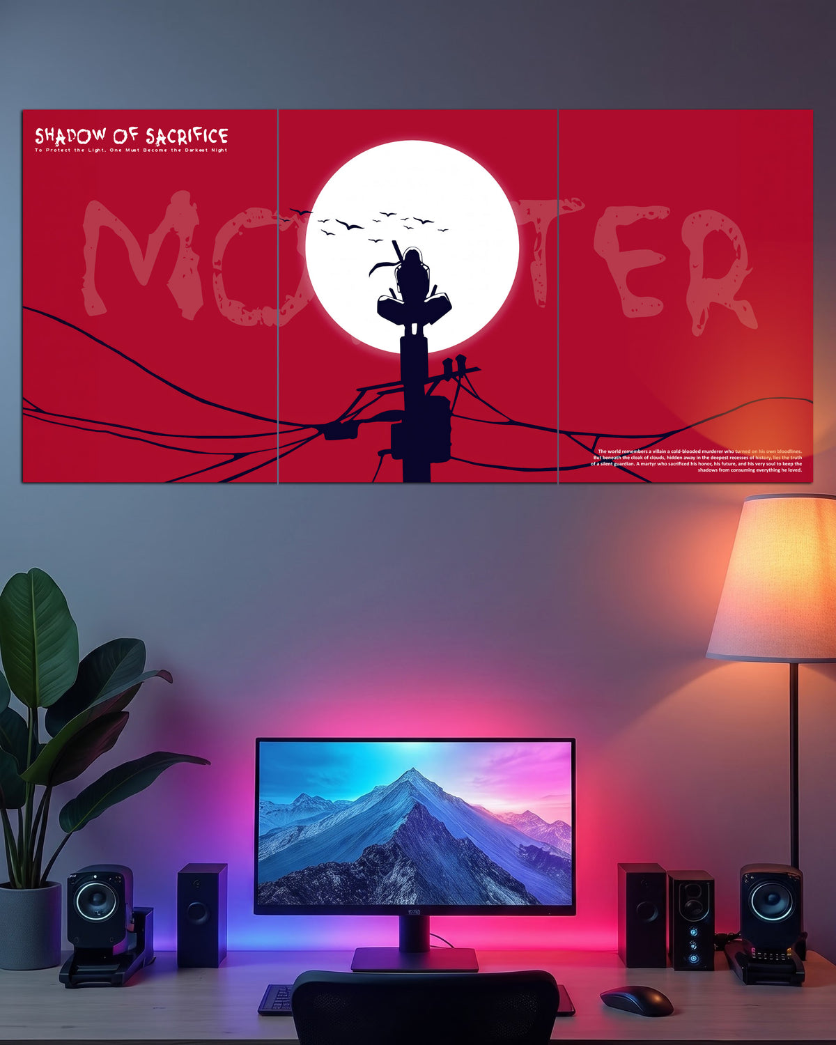 Shadow of Sacrifice | Anime Wall Poster Set | 3 Posters