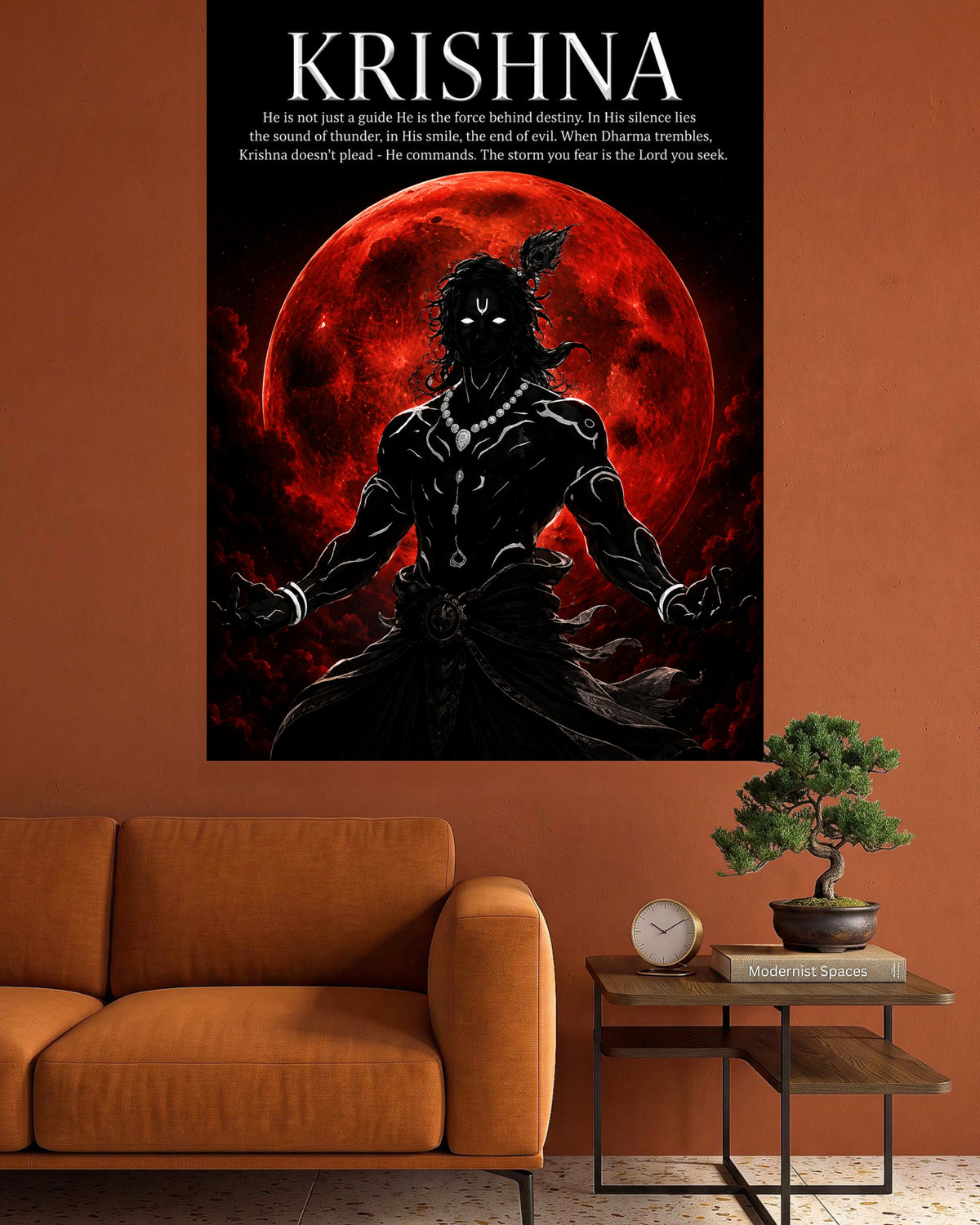 Lord Krishna | Divine Krishna Wall Poster | 1 Poster