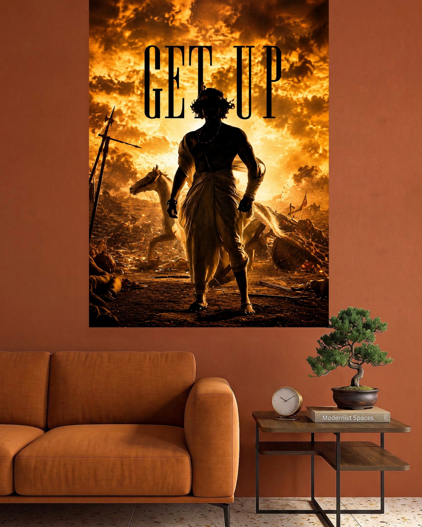 Lord Krishna | Get Up Inspirational Poster | 1 Poster