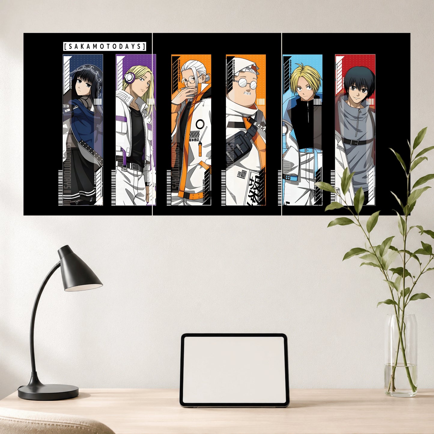 Sakamoto Days Squad | Anime Wall Poster Set | 3 Posters