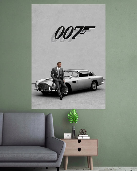 James Bond 007 | Classic Spy Movie Wall Poster | 1 Poster