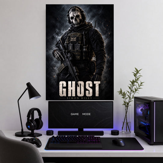 Ghost Simon Riley | Call of Duty Tactical Gaming Wall Poster | 1 Poster