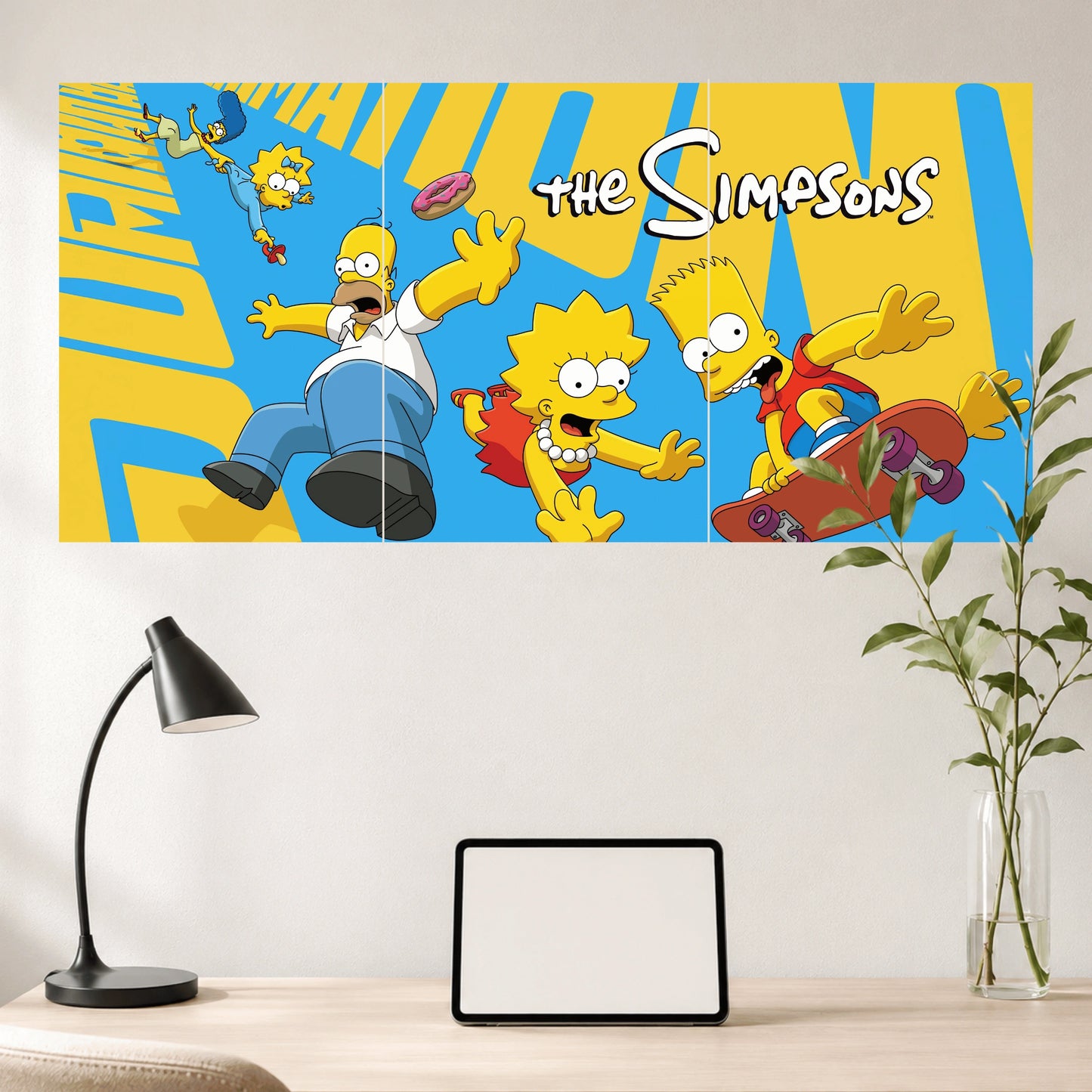 The Simpsons Family Fun | Cartoon Wall Poster Set | 3 Posters