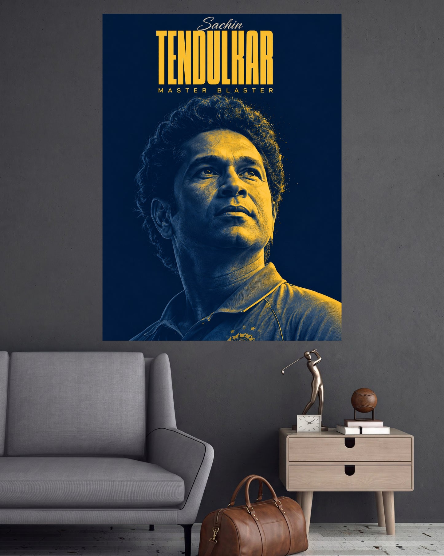 Sachin Tendulkar | Master Blaster Indian Cricket Wall Poster | 1 Poster