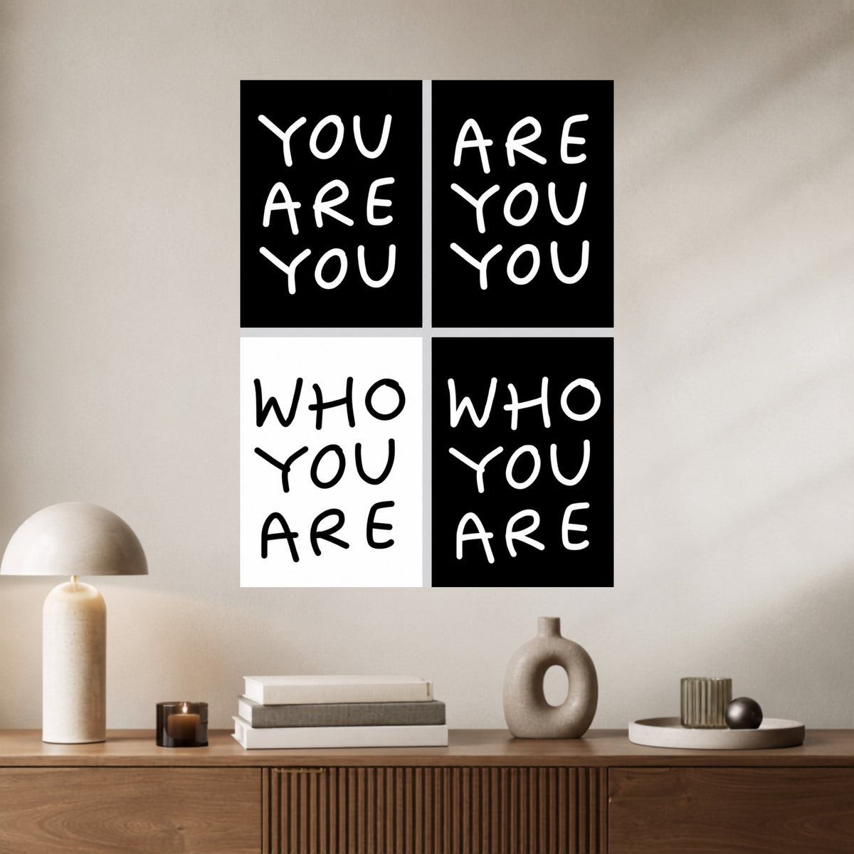 You Are Who You Are | Minimalist  Wall Poster | 1 Poster