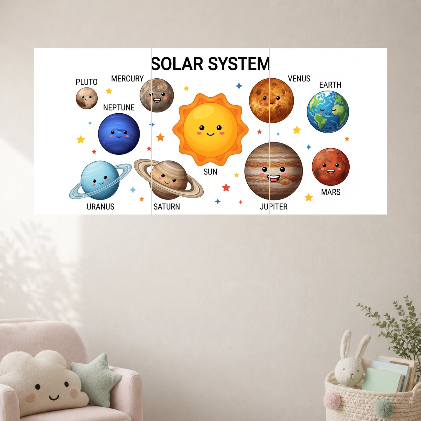Solar System | Kids Educational Wall Poster | 3 Posters