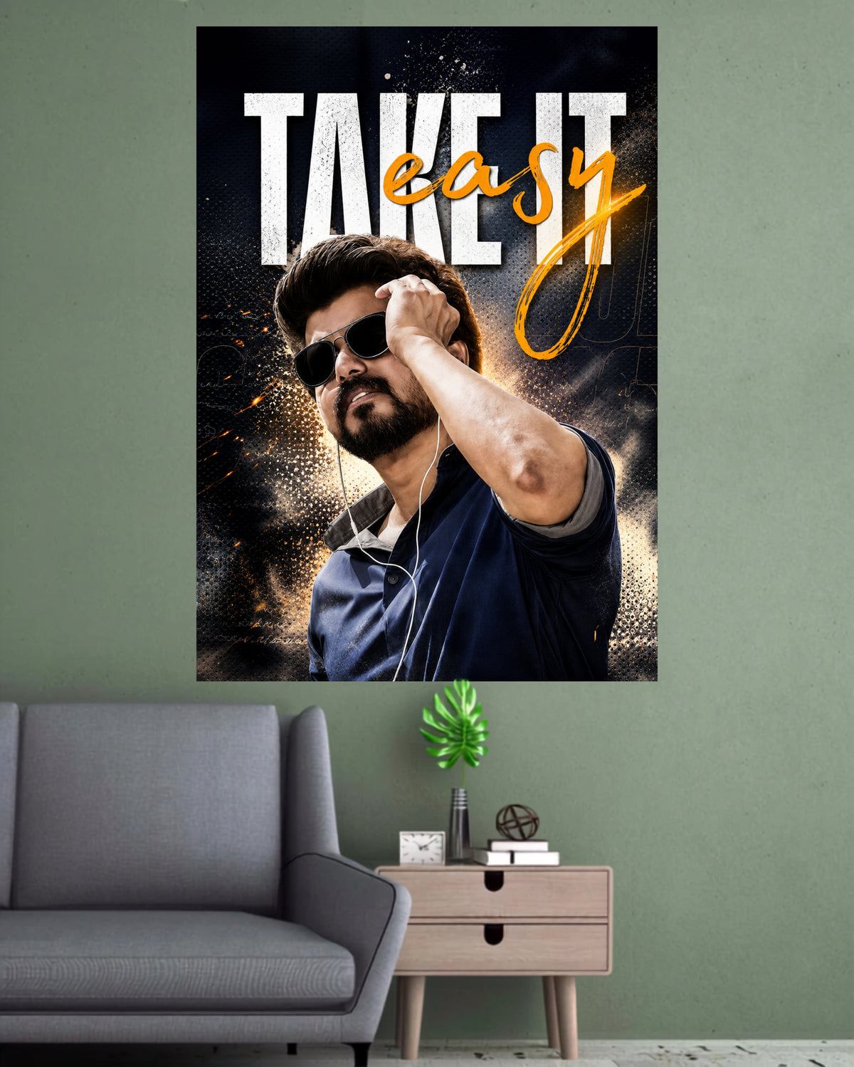 Thalapathy Vijay | Take It Easy Wall Poster | 1 Poster
