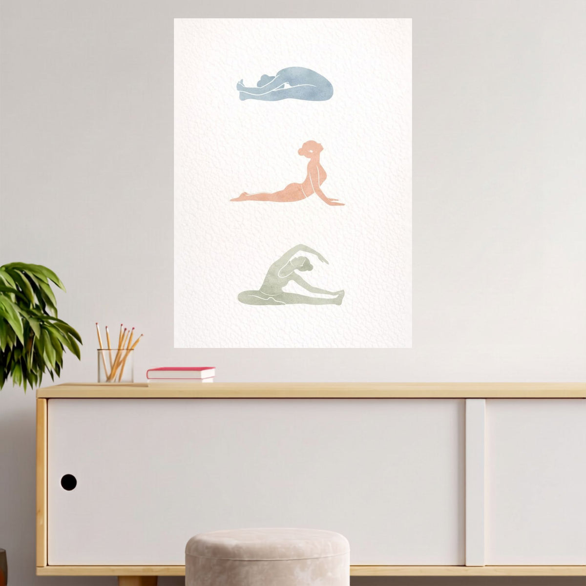 Yoga Flow | Minimal Yoga  Wall Poster | 1 Poster