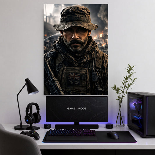 Captain Price | Call of Duty Tactical Gaming Wall Poster | 1 Poster