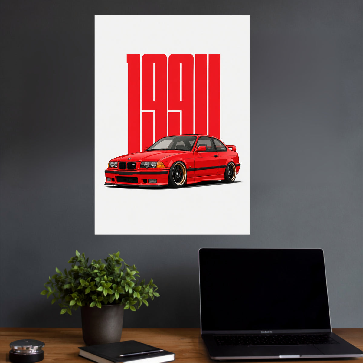 BMW E36 | Classic Car Wall Poster | 1 Poster
