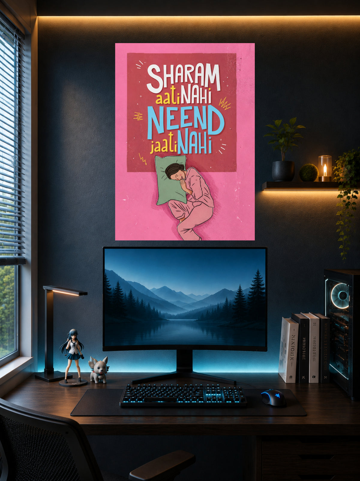 Sharam Aati Nahi | Motivational Wall Poster | 1 Poster