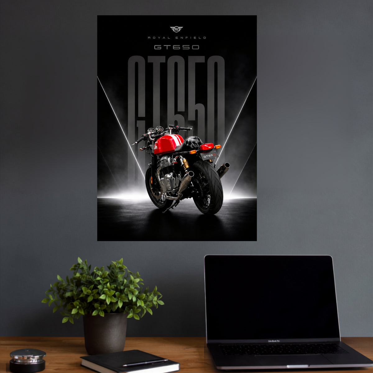 Royal Enfield GT650 | Motorcycle Wall Poster | 1 Poster
