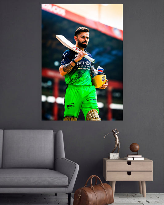 Virat Kohli | RCB Cricket Wall Poster | 1 Poster