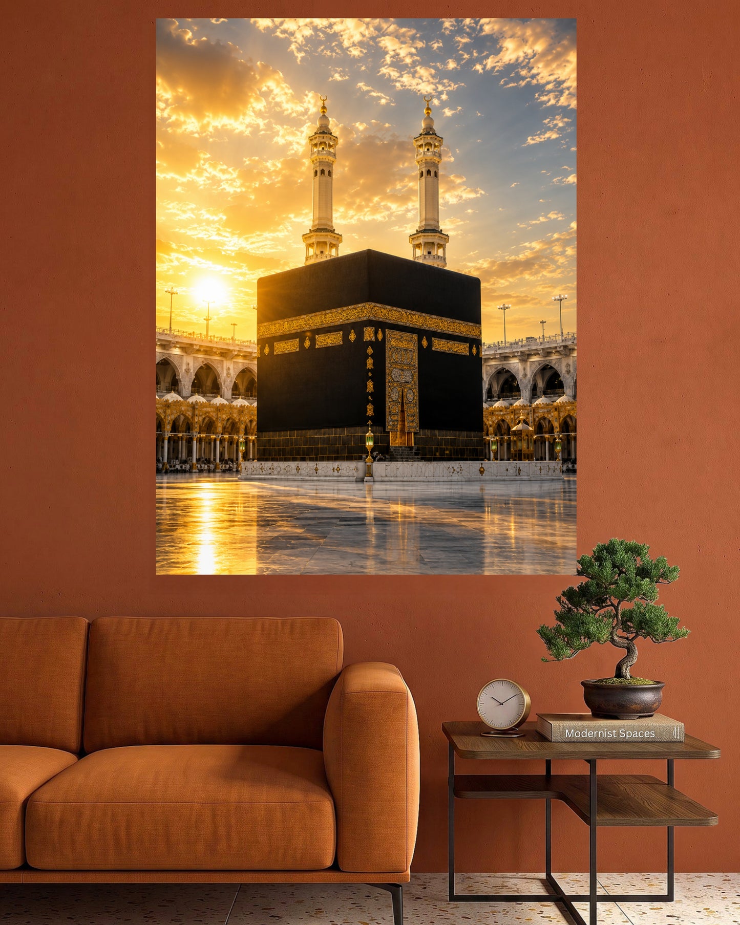 Kaaba Makkah | Islamic Sunrise Art Poster | 1 Poster