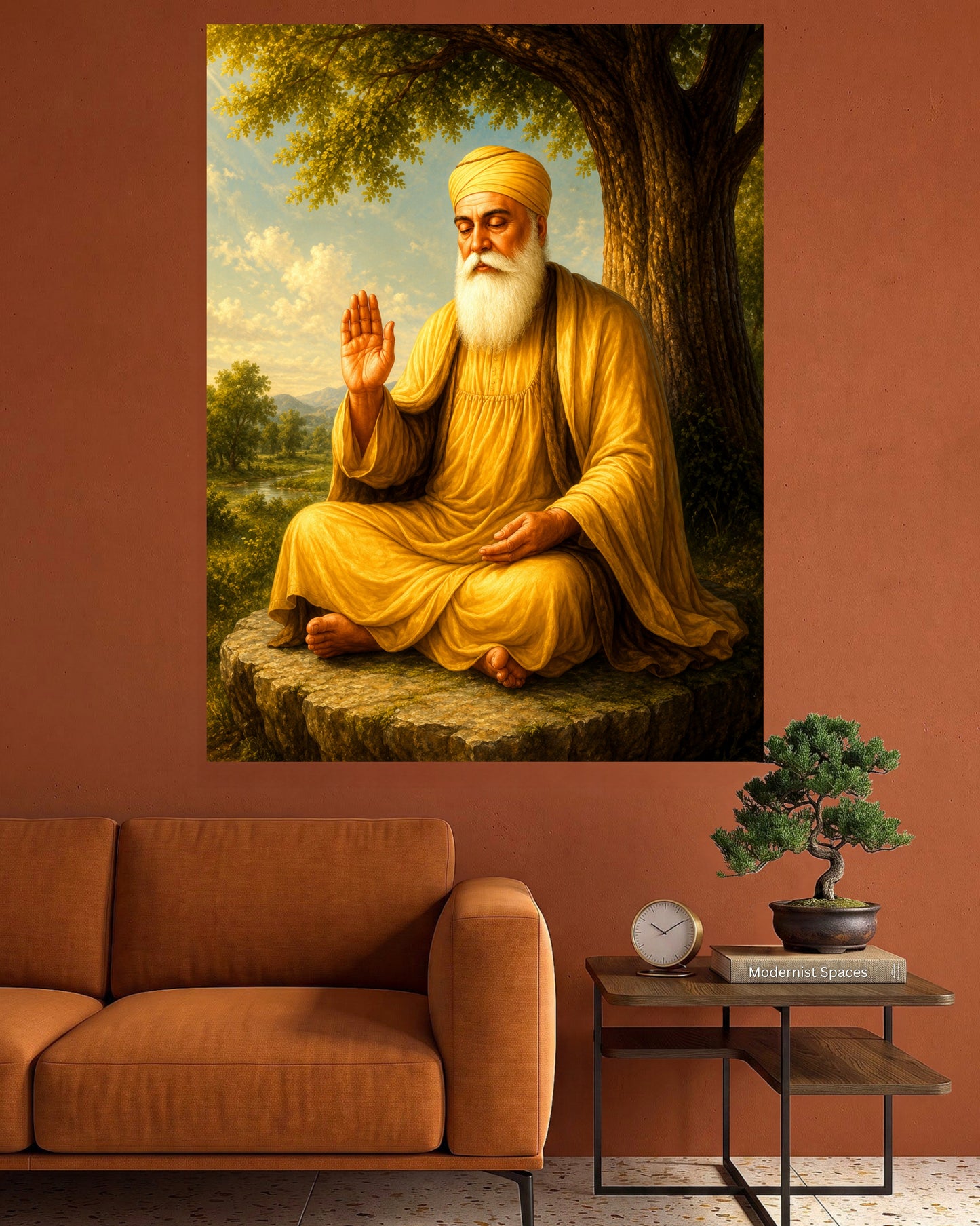 Guru Nanak Dev Ji | Sikh Devotional Art Poster | 1 Poster