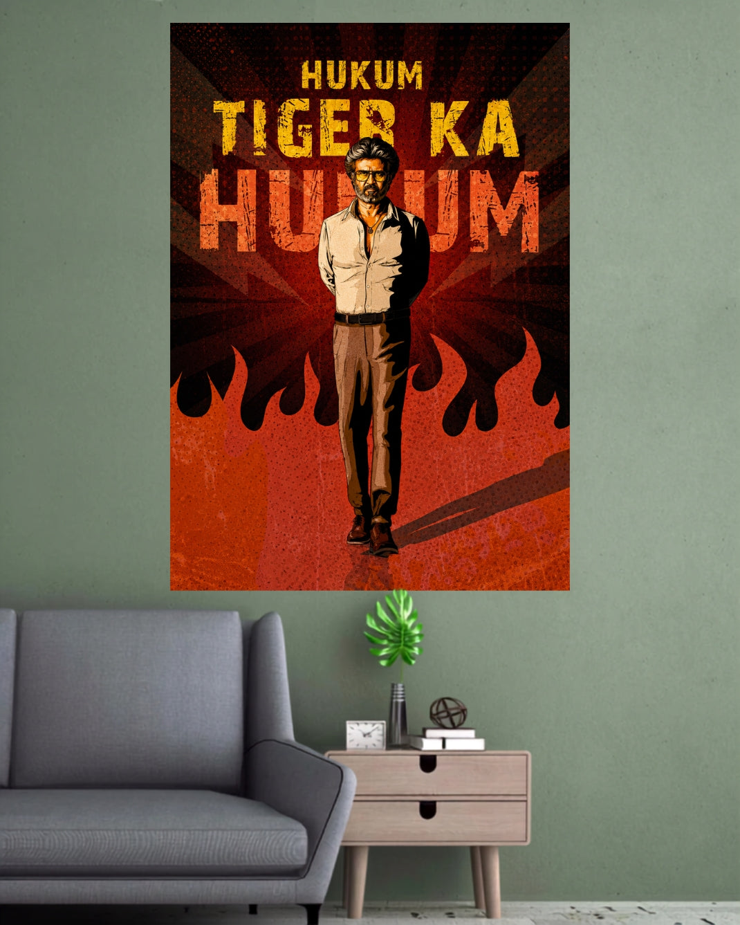 Rajinikanth | Hukum Tiger Ka Hukum Wall Poster | 1 Poster