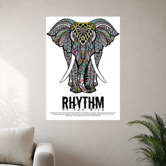 Rhythm Elephant Wall Poster | 1 Poster