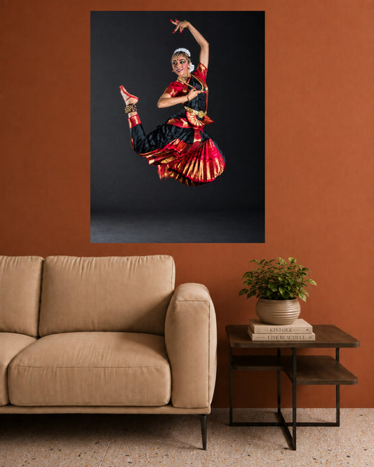 Indian Classical Dancer | Traditional Dance Wall Poster | 1 Poster