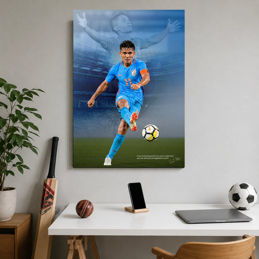 Sunil Chhetri | Indian Football Poster
