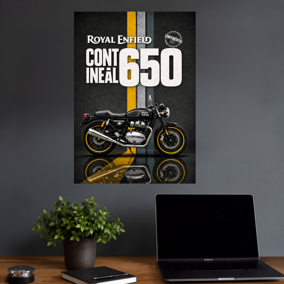 Royal Enfield Continental GT 650 | Motorcycle Wall Poster | 1 Poster