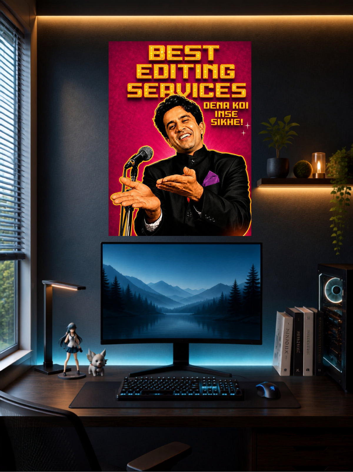 Best Editing Services | Funny Meme Wall Poster | 1 Poster