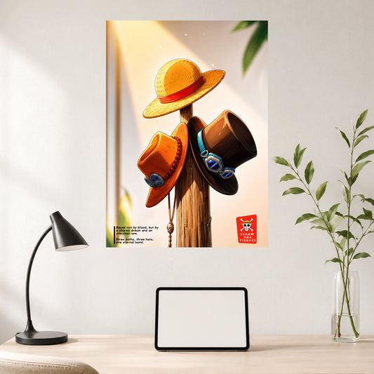 One Piece Hats | Anime Wall Poster | 1 Poster