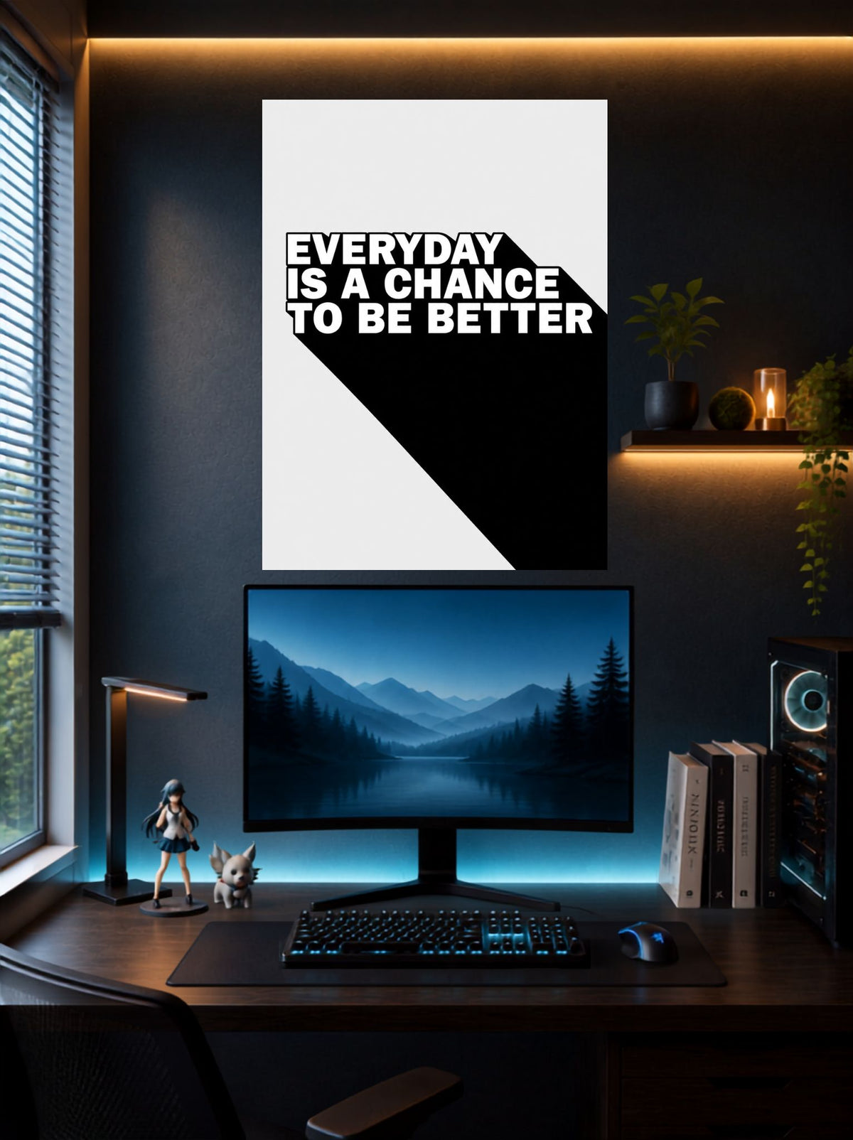 Everyday Is A Chance To Be Better | Quote Wall Poster | 1 Poster