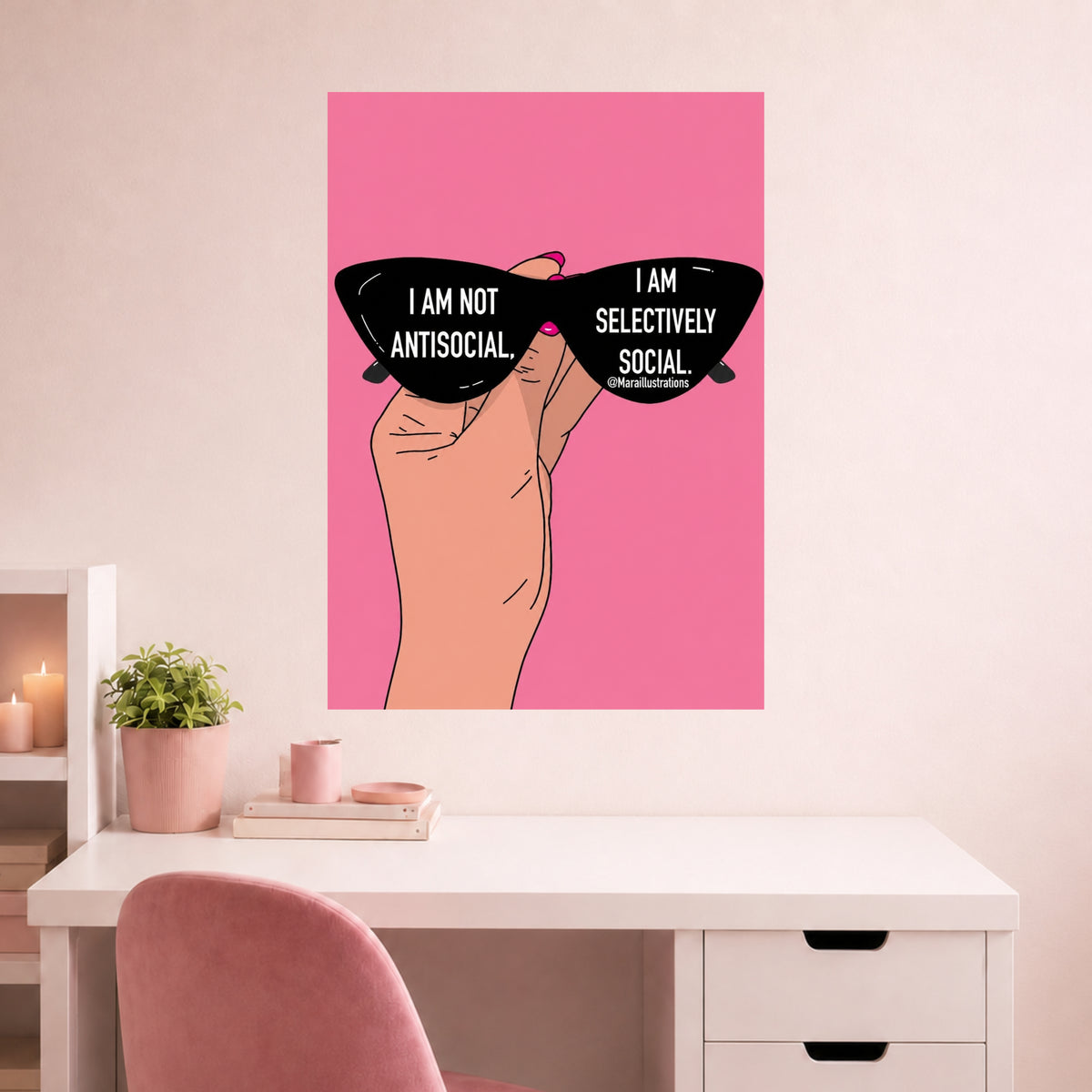 Selectively Social Poster | 1 Poster
