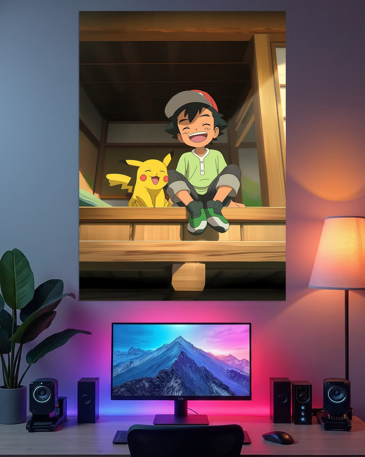 Ash & Pikachu | Pokémon Wall Poster | 1 Poster