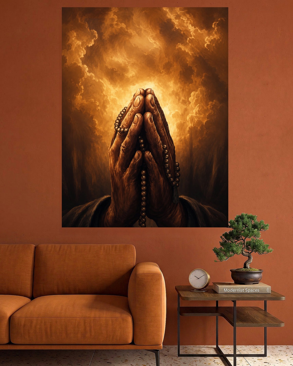 Praying Hands | Faith & Devotion Art Poster | 1 Poster